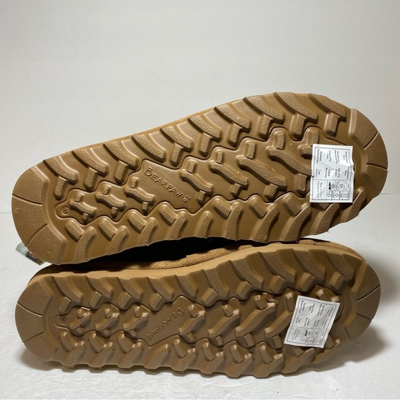 New BearPaw Women’s Phylly Hickory II Tan Suede Lace-Up Boots Size 11 - Picture 11 of 16